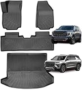 MOOREVER Floor Mats for 2025 Chevy Equinox/GMC Terrain(Only Gas), Car Mat Accessories Automotive ...
