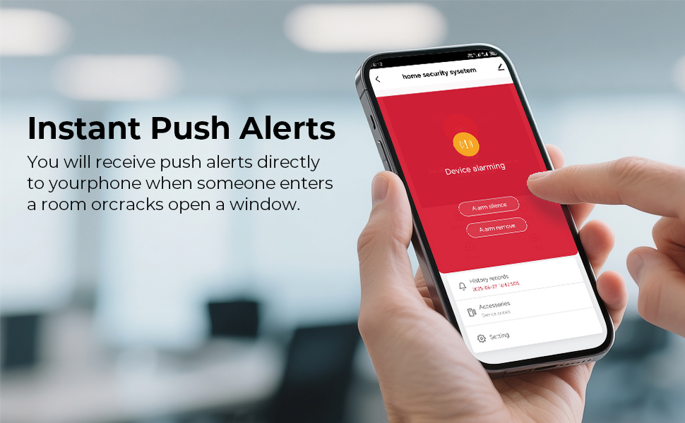 motion sensor alarm indoor