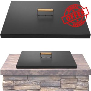 Fire Pit Lid Square 28"