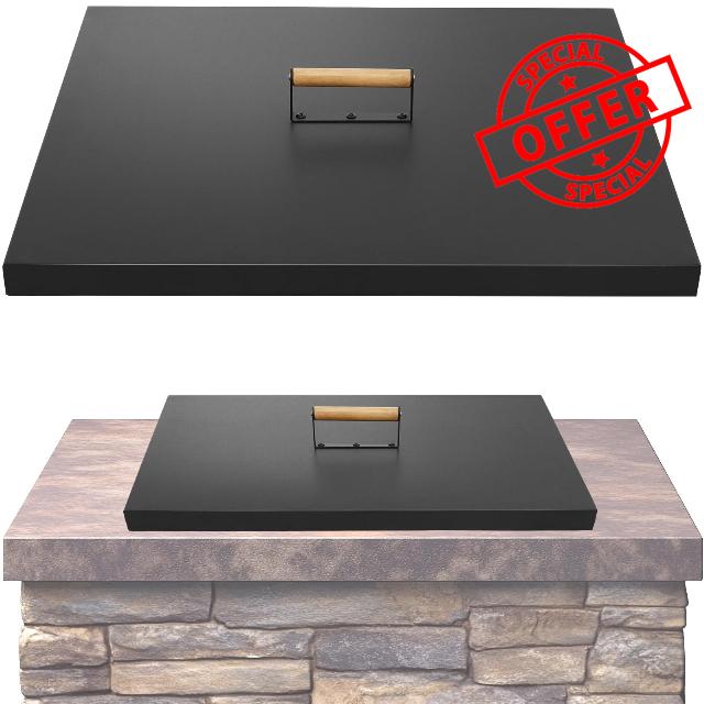 Fire Pit Lid Square 28"