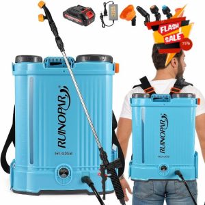 Battery Powered Backpack Sprayer 4 Gallon