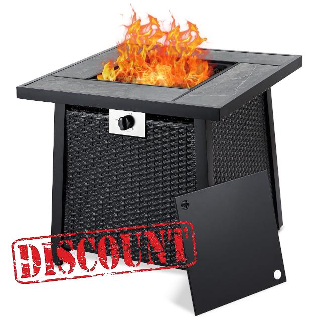 28 Inch Propane Fire Pit Table
