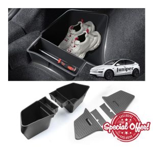 Trunk Storage Bins Trunk Organizer for 2025 2026 Tesla Model Y Juniper 5-Seater