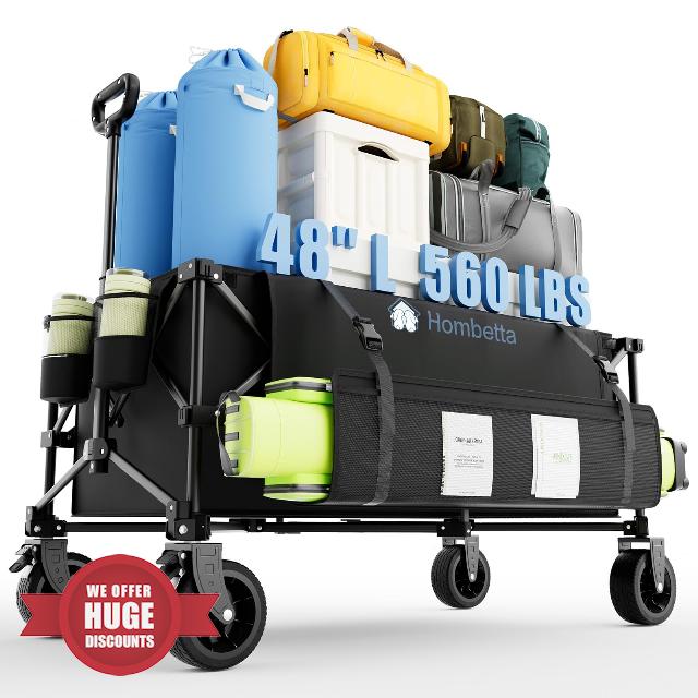 48″ Extra-Large Folding Wagon Cart