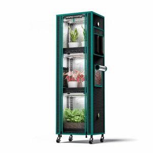 MARS HYDRO 2025 Plant Stand with Grow Lights 4-Tier Plant Shelf with 6 Full Spectrum LED Lamps (54W
