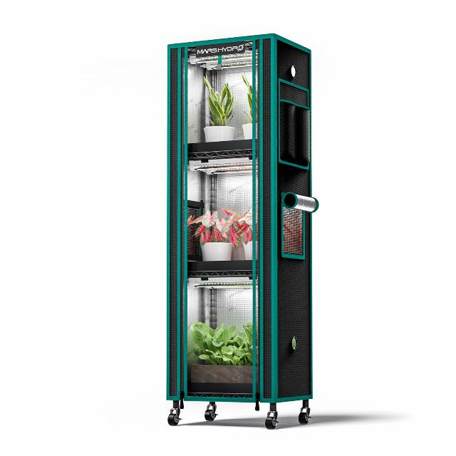 MARS HYDRO 2025 Plant Stand with Grow Lights 4-Tier Plant Shelf with 6 Full Spectrum LED Lamps (54W