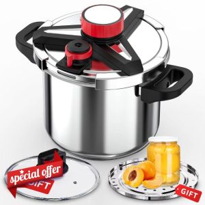 18/8 Stainless Steel Pressure Cooker 12 Quart