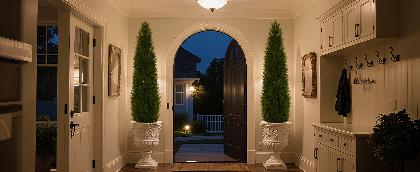 front porch decor outdoor faux plants outdoor fake trees large artificial plants outdoor