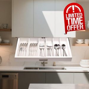 Pull Down Silverware Rack