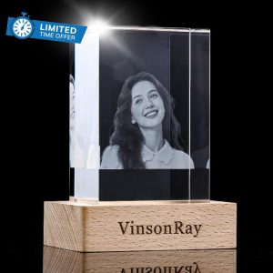 3D personalized gifts/crystal photo frames/custom photo gifts/men's gifts/women's gifts/grandmother's keepsakes/family portrait crystal photo frames custom made/3D crystal glass picture photo engraving custom photo gifts.
