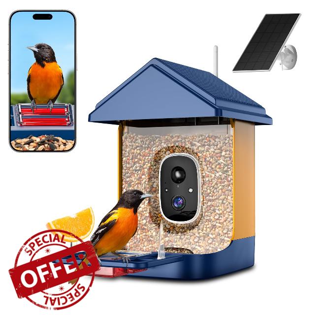 Bird Feeder with Camera with AI Identify
