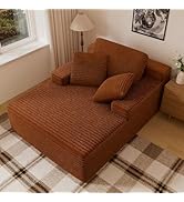 ZTVZTV Chaise Lounge Chair, Couches for Living Room, Oversized Upholstered Sleeper Indoor, Cloud ...