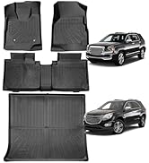 MOOREVER Floor Mats & Cargo Liner for 2024 2025 Mazda CX90, 6&7 Seats Custom Design, Heavy Duty A...