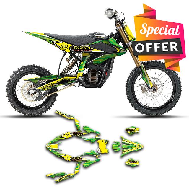 Kungfu Graphics Custom Decal Kit for Surron Hyper Bee Dirt Bike