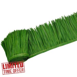 Mexican Style Synthetic Plastic Straw Thatch - 4 Colors (Palm Tree Brown