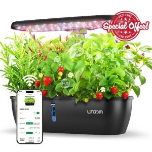 litokam Smart Hydroponics Growing System Kit with APP&WiFi Controlled