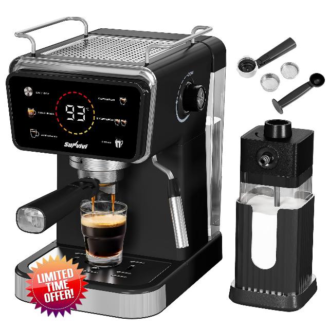 20 Bar Espresso and Americano Machine for Home and Office
