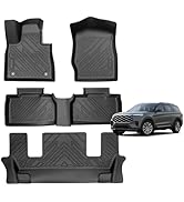 MOOREVER Floor Liner for 2017-2025 Mazda CX-5 Floor Mats, Odorless TPE All-Weather Waterproof Ant...
