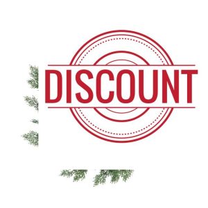 2pcs 24-inch Artificial Juniper Pine Wreath - Weatherproof Outdoor Christmas Decor
