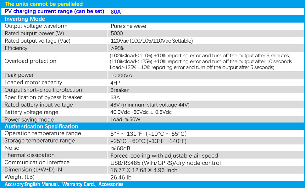 48v solar inverter