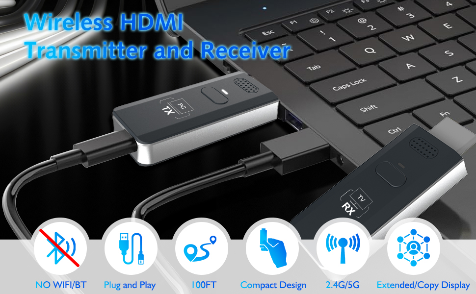 wireless transmitter and hdmi receiver