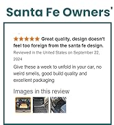 JOULARISE Floor Mats Cargo Mat with Backrest Mats for 2024 2025 Hyundai Santa Fe Accessories(Fit ...