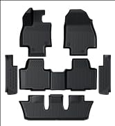 JOULARISE Floor Mats Trunk Mat with Backrest Mat 2-in-1 for 2024 2025 Toyota Grand Highlander 7 S...