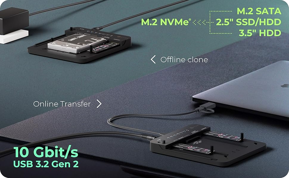 Hard Drive Cloner docking station