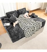 Chaise Lounge Chair, Couches for Living Room, Oversized Upholstered Loveseat Sleeper Indoor, Clou...