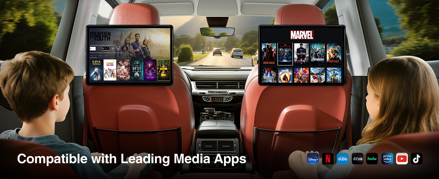 tv for car backseat for kids