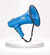 Pyle Megaphone Speaker PA Bullhorn Built-in Siren - Adjustable Volume Control & 1200Yard Range - ...
