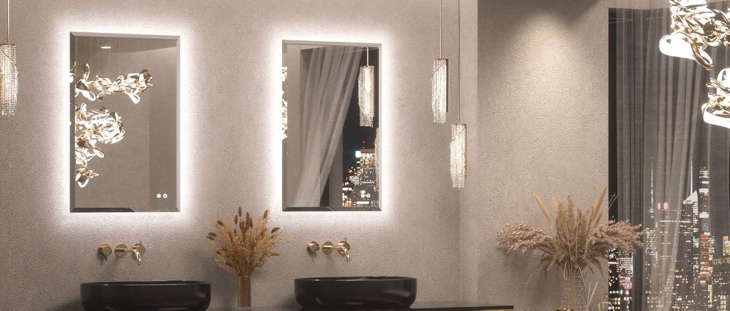 Backlit Bathroom Mirror