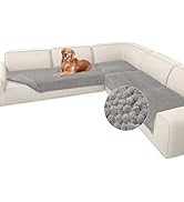 Arfntevss Velvet Sectional Couch Covers L Shape Stretch Sofa Cover Extra Corner Sectional Slipcov...
