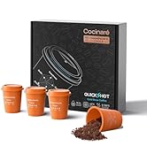 Cocinare QuickShot Espresso Series – Instant Cold Brew Coffee Pods, 100% Arabica from Brazil & Yu...