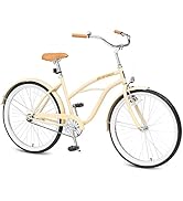 ACEGER 24 26 Inch Women Beach Cruiser Bike, Single Speed and 7 Speed, Adult Hybrid Bike Commuter ...