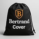 Bertrand branded storage bag and strong securing straps for car cover transport and wind resistance