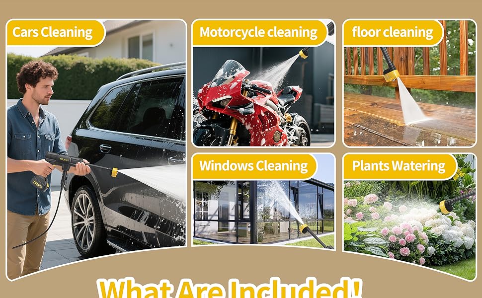portable power washer cordless