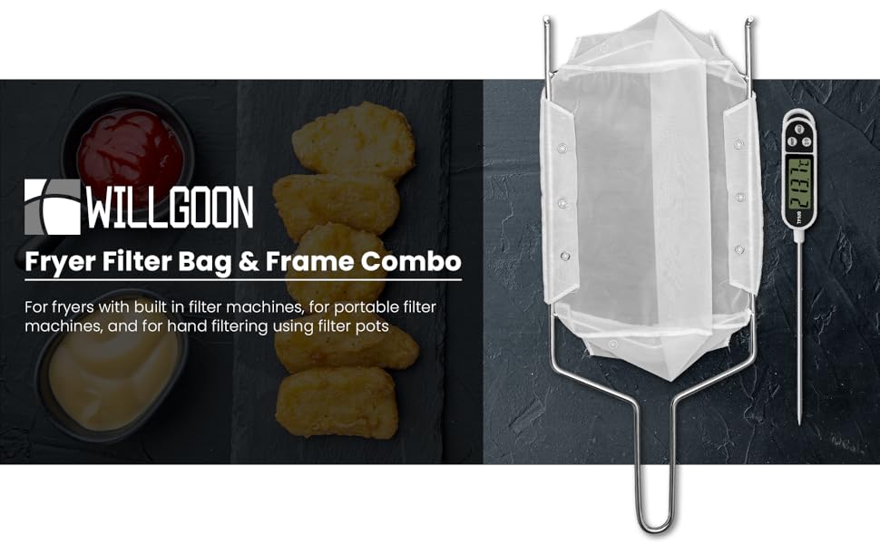 Fryer Filter Bag & Frame Set