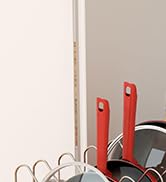 Golener Pots and Pans Organizer Under Cabinet - Pull Out Pot Pan Organizer Cabinet Pro, Pot Lid H...