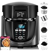 NuWave Duet Air Fryer, Electric Pressure Cooker & Grill Combo, 540 IN 1 Multicooker with 3 Remova...