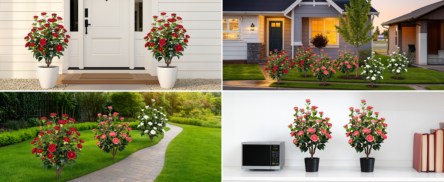 Artificial Camellia Tree
