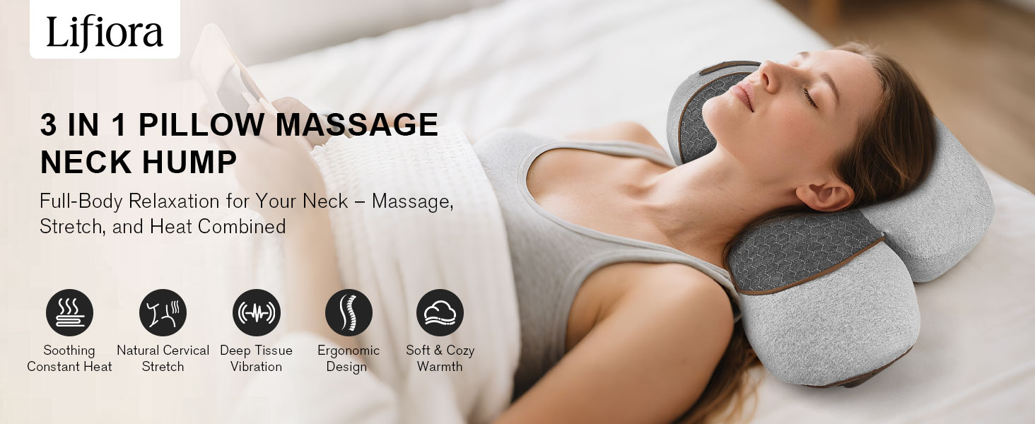 fisiorest 3-in-1 neck massager pillow