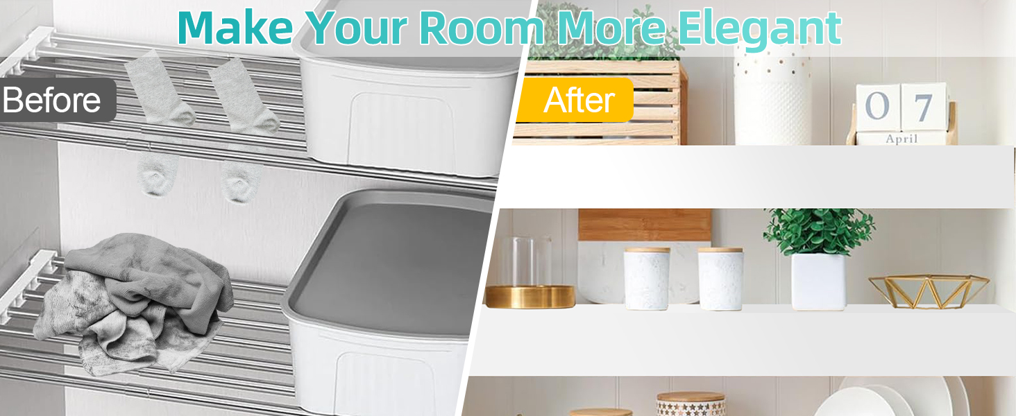5 pcs wire shelf cover