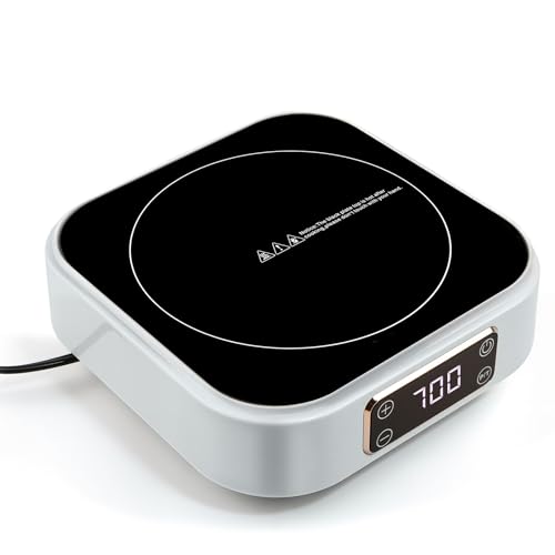 700w Small Hot Plate Portable Stove Single Burner Electric Cooktop Mini Induction for Moka Pots
