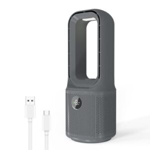 14 Inch USB Rechargeable Tower Fan with 9 Speed Adjustable