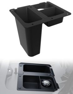 UTV Under Seat Storage Bin 4.4L Waterproof Dry Storage Box for Honda Pioneer 700-2 700-4 2014-2025 Accessories