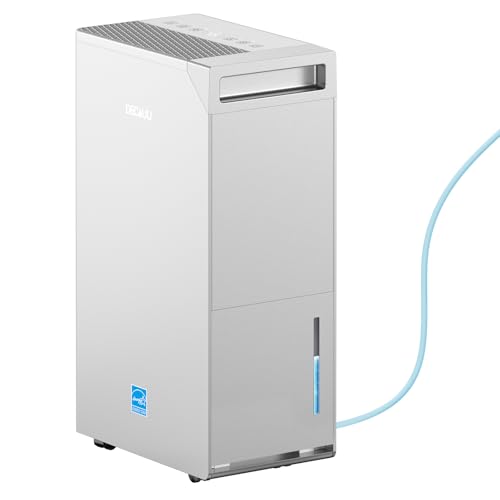 DECIUU Max 100 Pint (Standard 70 Pint) Dehumidifier for Basement with Drain Hose