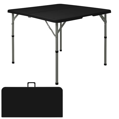 Multi-Functional Portable Folding Card Table with Carrying Handle for Indoor Outdoor Camping