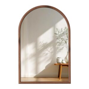 Wall Mounted Vanity Wood Mirror for Bedroom