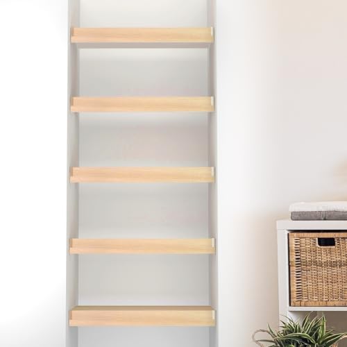 0.25 Inch Thick PVC Wood-Look Faux Wood Shelf Covers